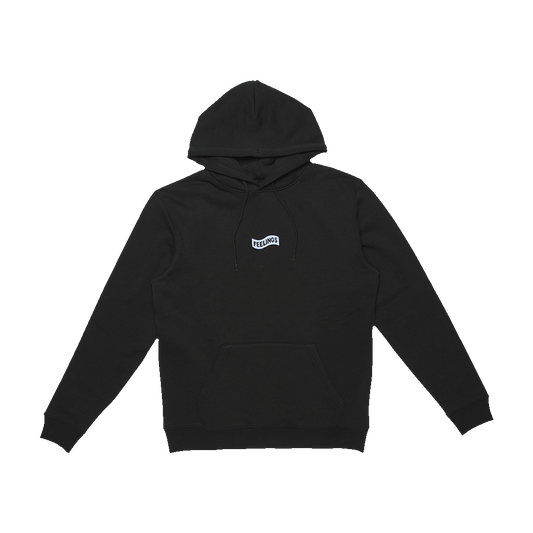 Sweat à capuche noir yeux