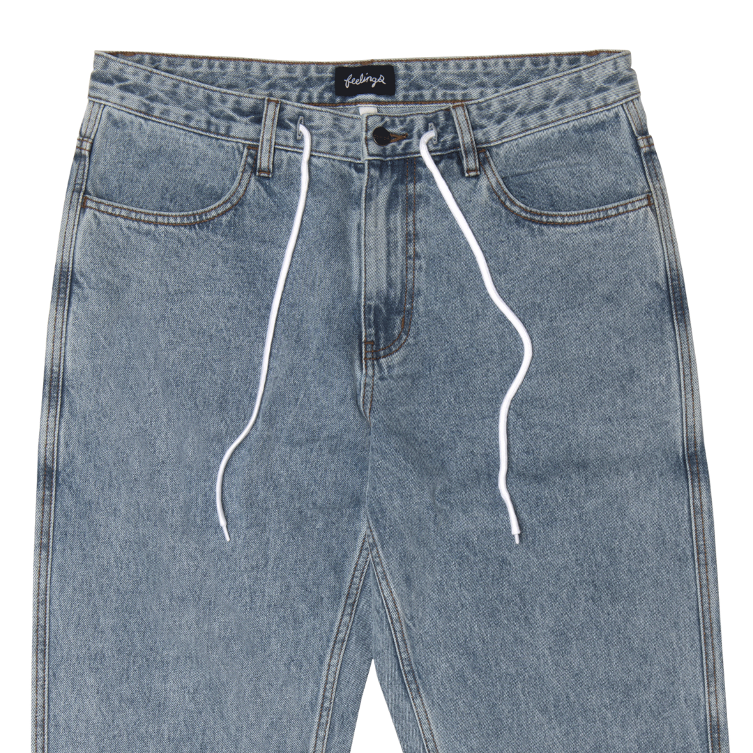 Pantalon Grinder en denim indigo clair