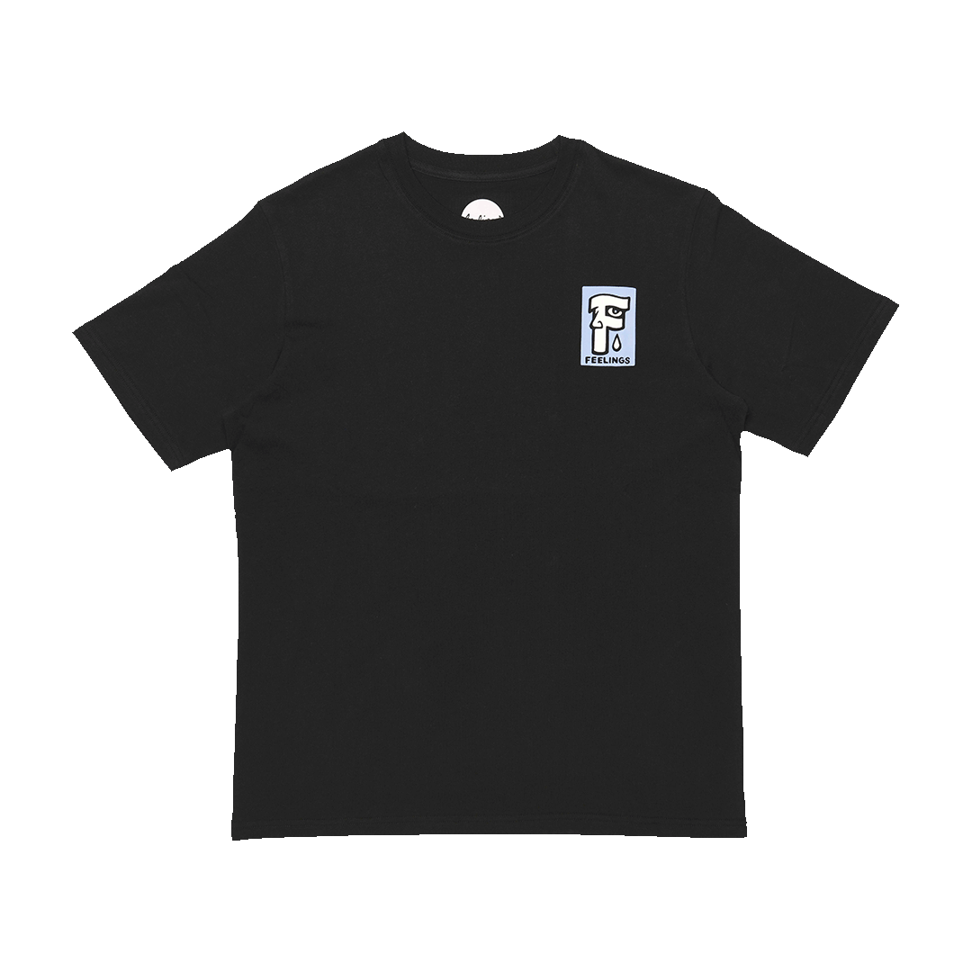 T-shirt visage noir