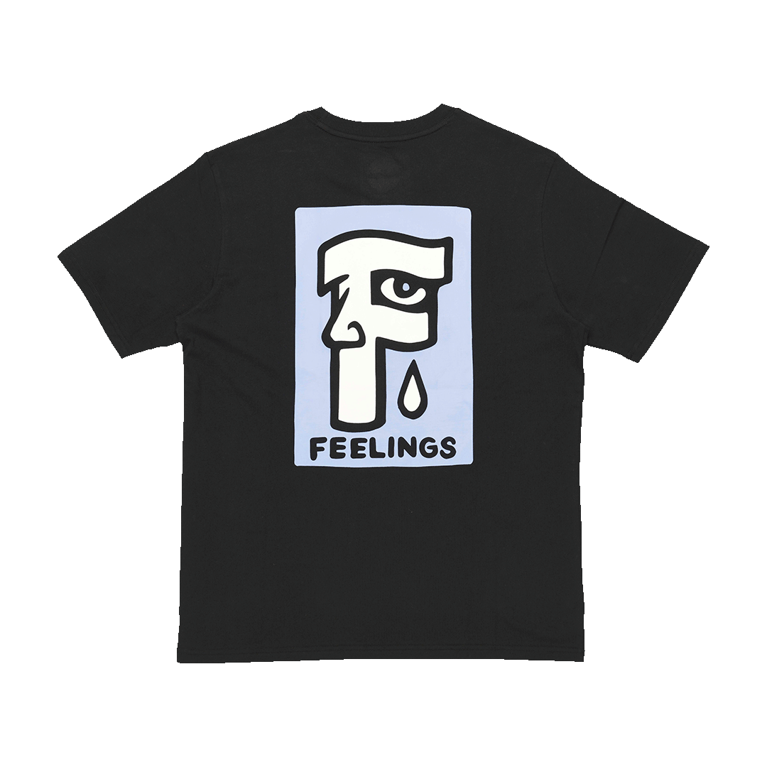T-shirt visage noir