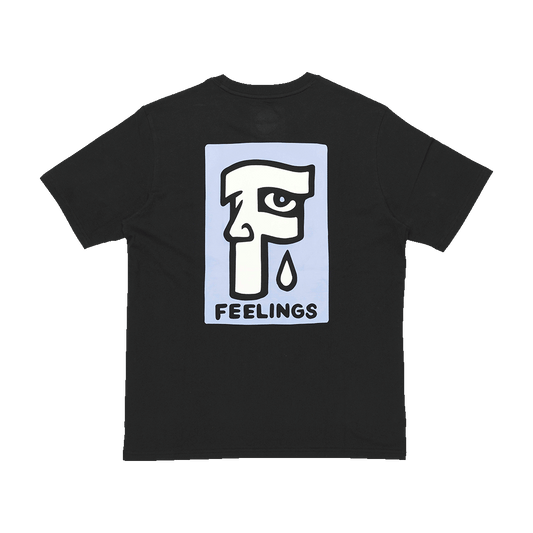 T-shirt visage noir