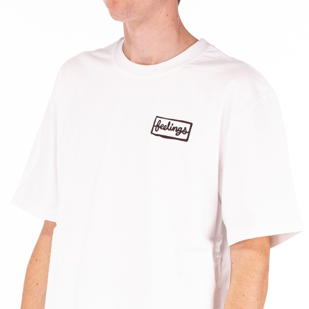 T-shirt Fleur Blanc