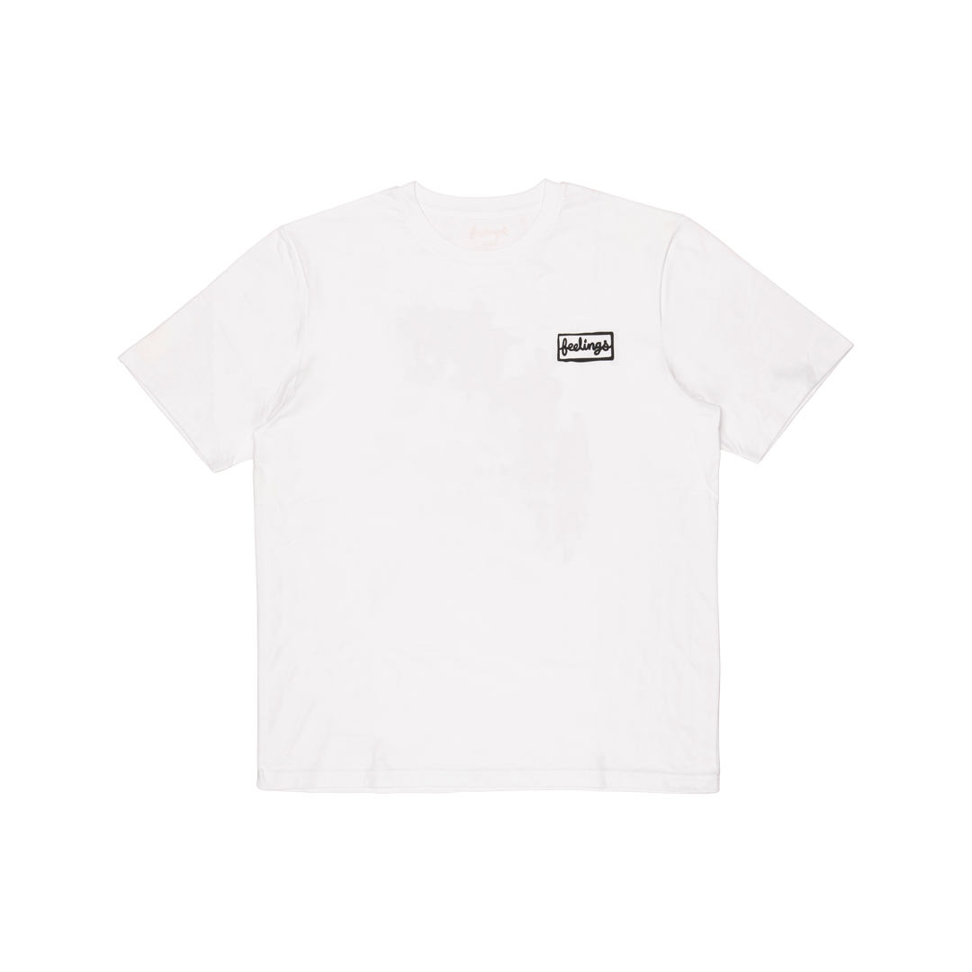 T-shirt Fleur Blanc