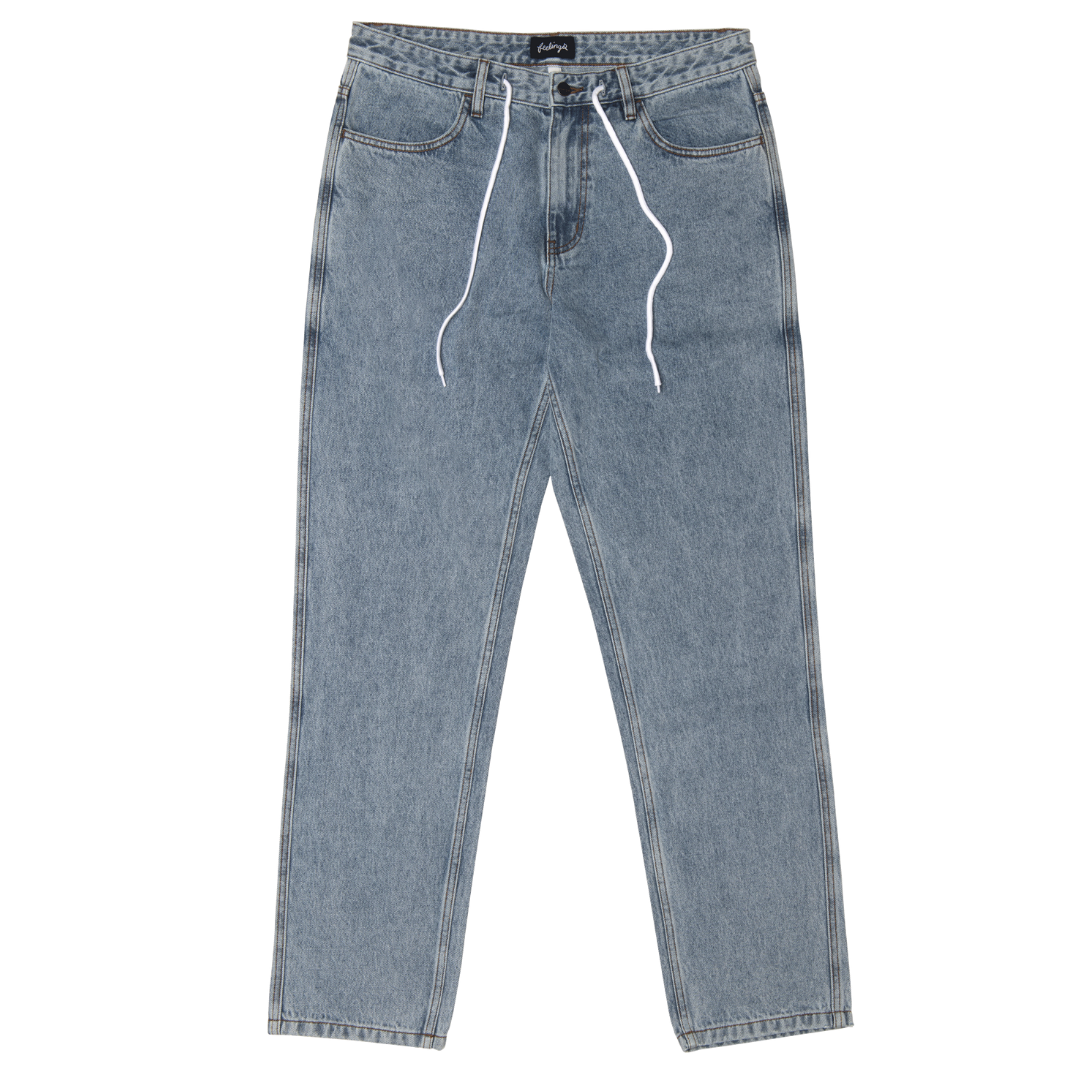 Pantalon Grinder en denim indigo clair