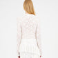 Haut Blanc en Dentelle Cupid