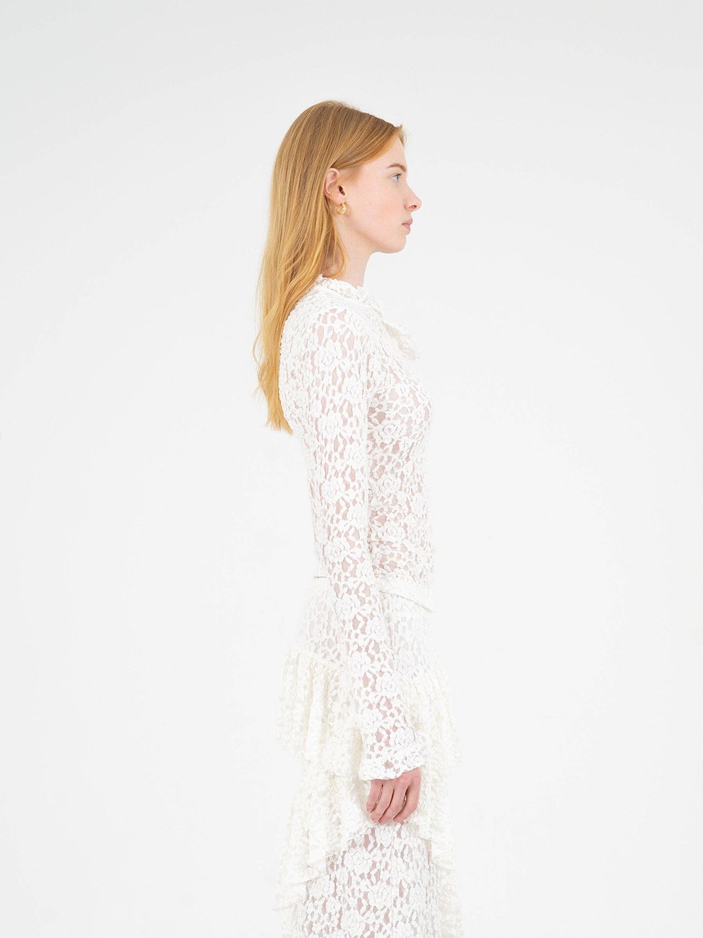 Haut Blanc en Dentelle Cupid