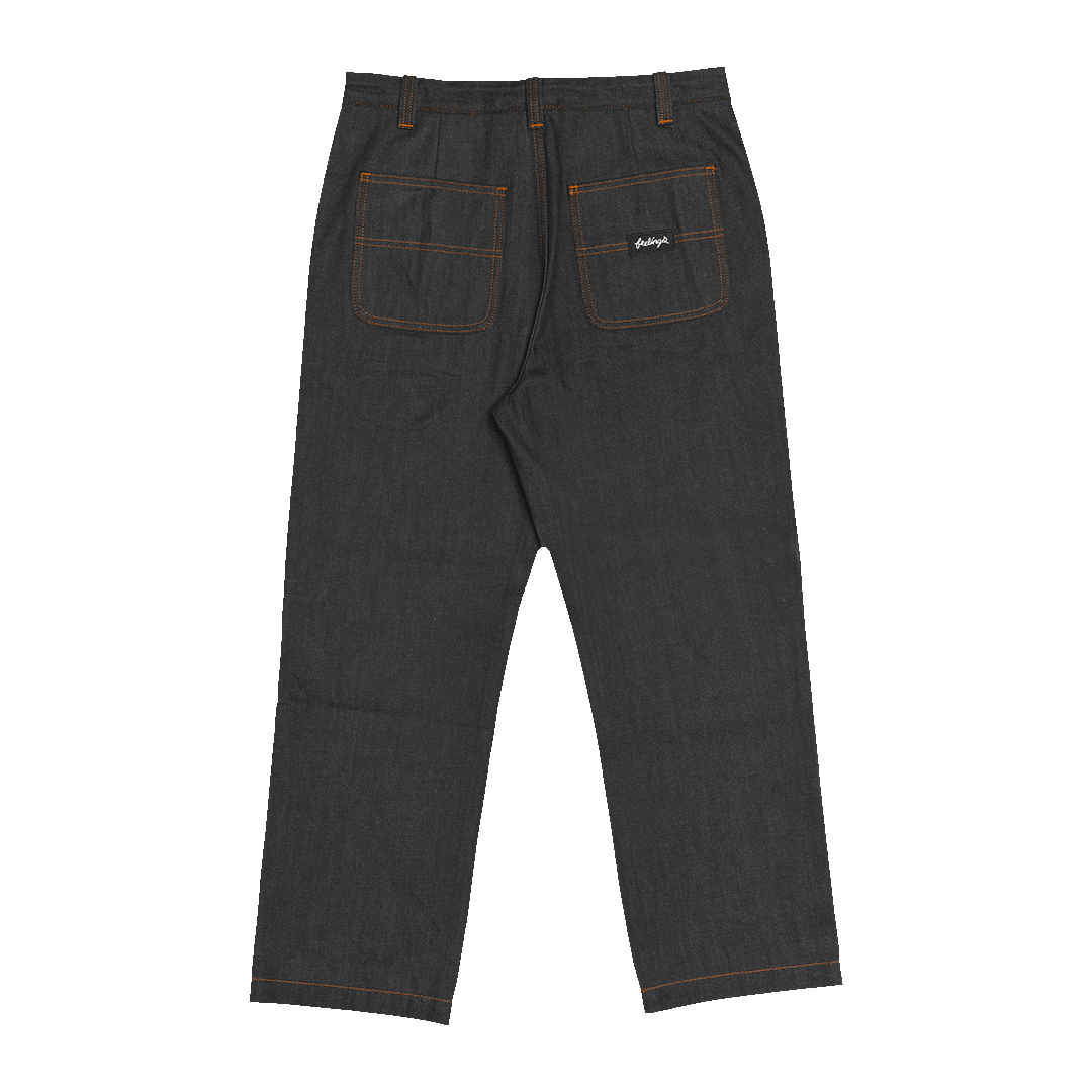 Pantalon Maker en denim brut
