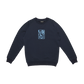 Sweatshirt à col rond épais Brea Marine