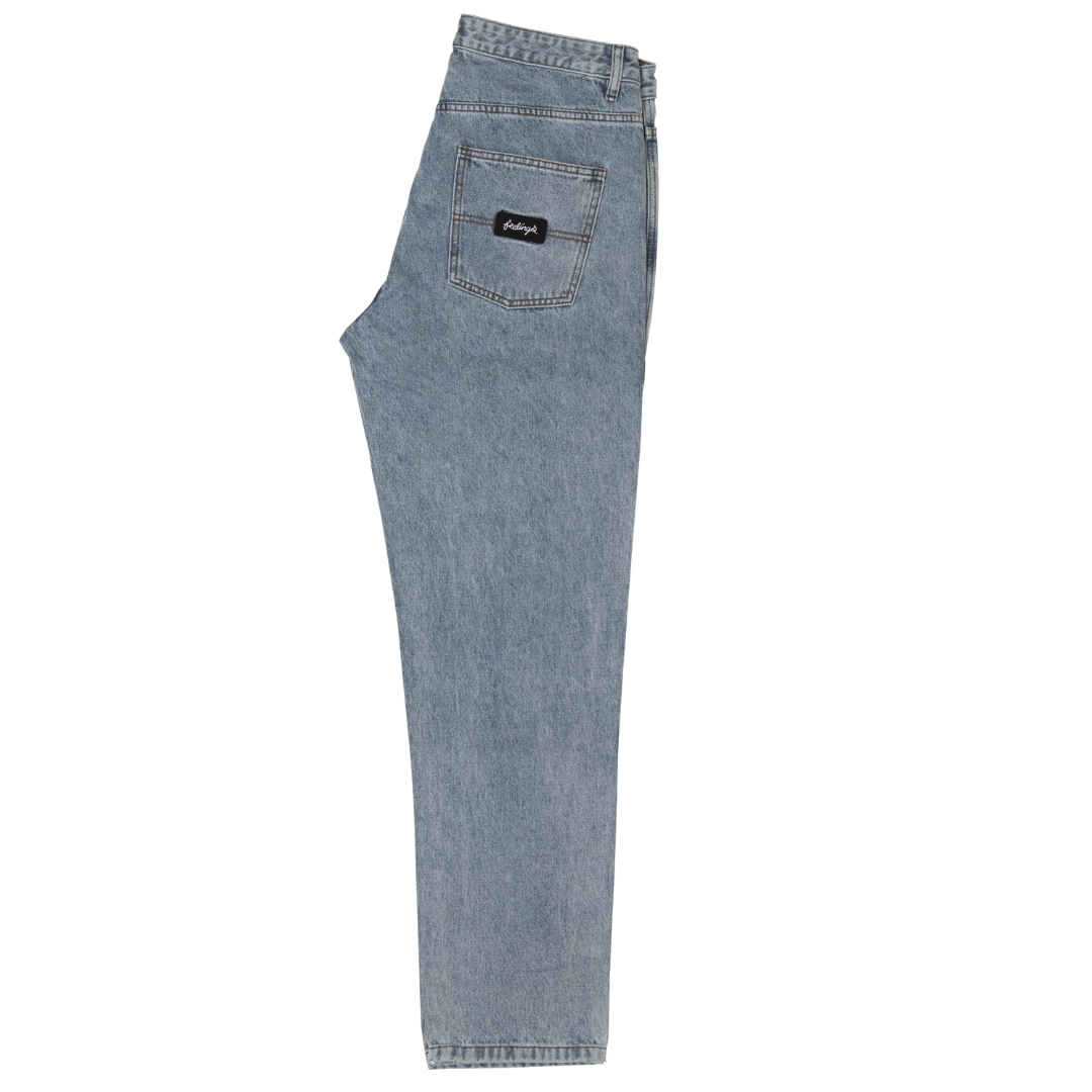 Pantalon Grinder en denim indigo clair