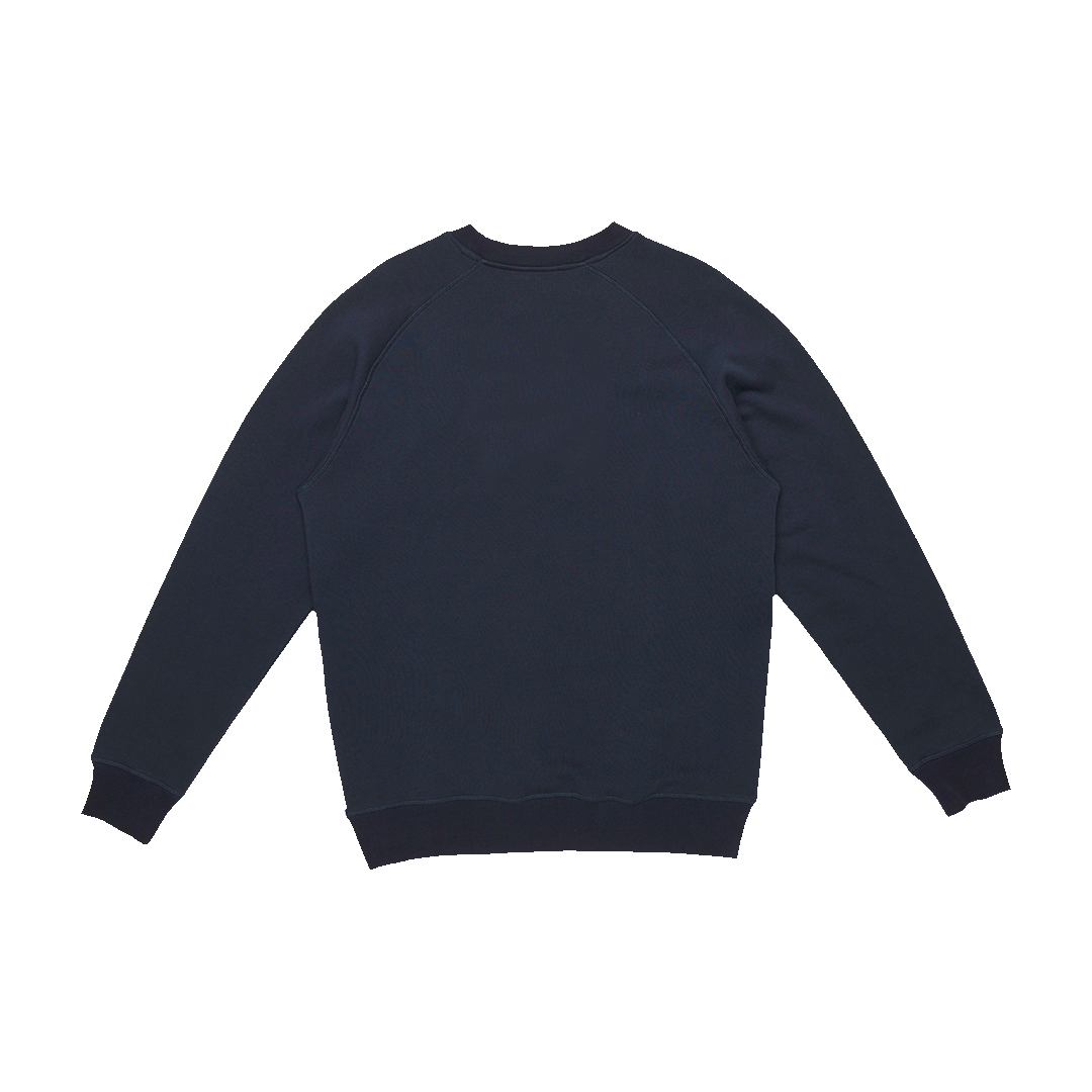 Sweatshirt à col rond épais Brea Marine