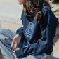 Sweatshirt à col rond épais Brea Marine